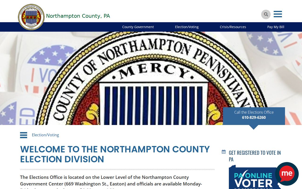 Bethlehem Township neighbors election office resource for Northampton County