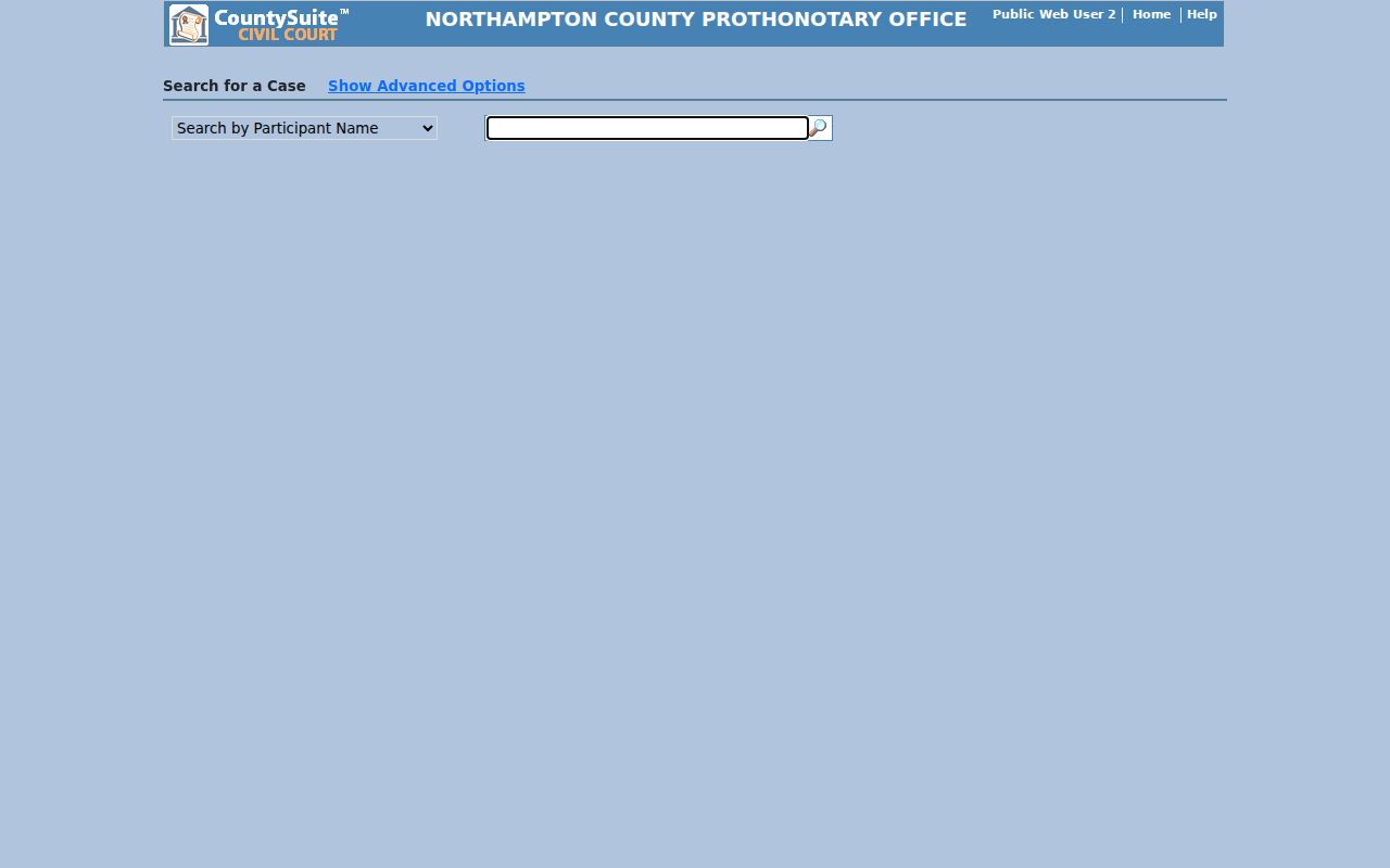 Bethlehem Township resident lookup with Northampton CountySuite civil court search